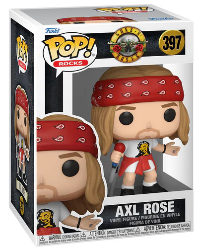 FUNKO POP Rocks Guns N' Roses Axl Rose 1992'S 397